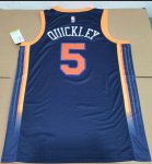 Maillot de Basket #5 Quickley Knicks 22-23 statement